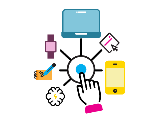 Website design and build abstract graphic